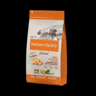 Nature's Variety selected mini Adult dog s kuracím 1,5 kg
