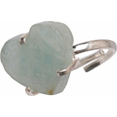 Nefertitis Be Beautiful Akvamarín srdce prsten NF54586