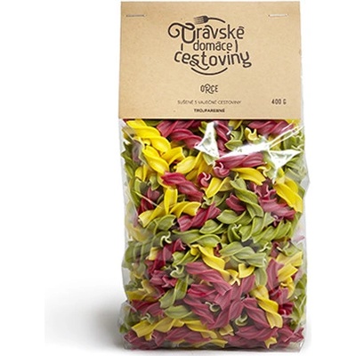 ORCE Oravské cestoviny Oravské domáce cestoviny trojfarebné 400 g