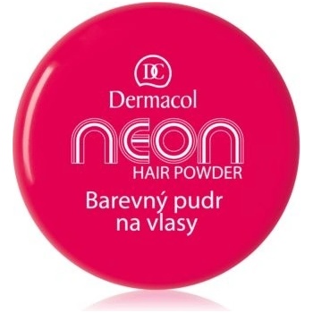 Dermacol Neon Hair Powder barevný pudr na vlasy 09 Pink with glitters 2,2 g