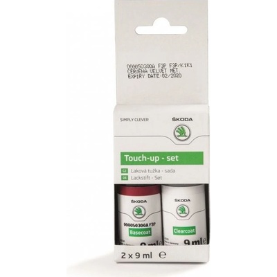 Škoda Tužka laková červená Velvet metalíza | Zboží Auto