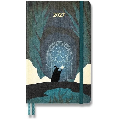 Moleskine Lord of Rings A5 týdenní 2027 modrý