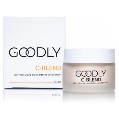 Goodly C-Blend - Озаряващ и хидратиращ слънцезащитен дневен крем SPF50