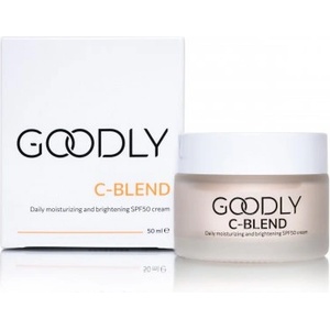 Goodly C-Blend - Озаряващ и хидратиращ слънцезащитен дневен крем SPF50