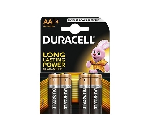Duracell Basic AA 4ks 10PP100001