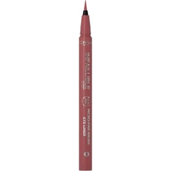 L'Oréal Infaillible Grip 36H Micro-Fine Brush Eye Liner дълготрайна ултратънка очна линия 0.4 g нюанс 03 Ancient Rose