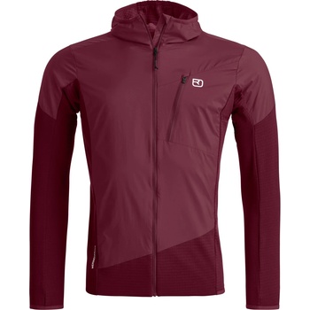 Ortovox Мъжко вълнено яке Ortovox Trace Hybrid Jacket Softshell jacket - Red Malbec (005-7086-0212)