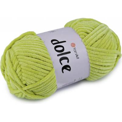 Stoklasa Pletací žinylková příze Dolce 100 g Balení: 1 ks, Varianta: 40 (799) zelená past.sv. 40 (799) zelená past.sv.