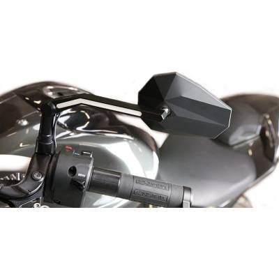 HIGHSIDER Zrcátko Stealth -X3 s LED pozičním světlem (pár) 301-452