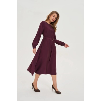 Moodo Бордо миди рокли Moodo Moodo | Cherven | ЖЕНИ | XS