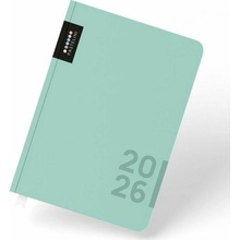 Pastelini A5 denný 2026 zelená