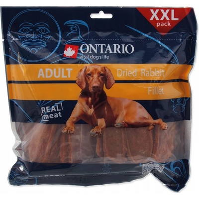 Ontario Maškrta pre psa králičie mäsové prúžky 500 g