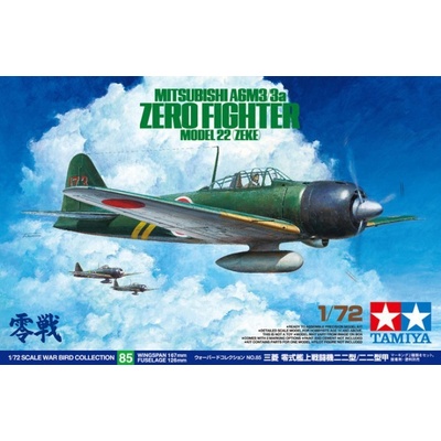 Tamiya Mitsubishi A6M3/3a Zero Fighter Model 22 Zeke 1:72