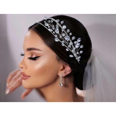 Naishide Jewelry Čelenka do vlasů s krystalovou větvičkou