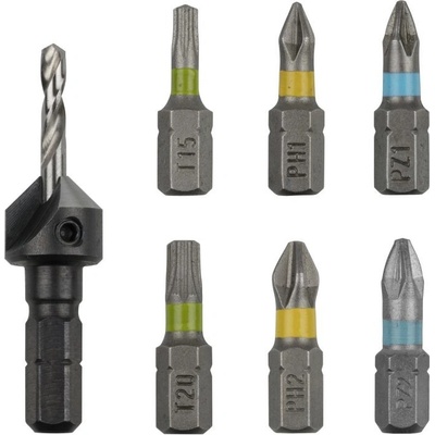 Wolfcraft Flipbit sada pro dřevo 7 ks 3085000