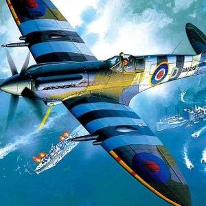 Academy Комплект модел самолет 12274 - spitfire mk. xiv-c (1: 48)
