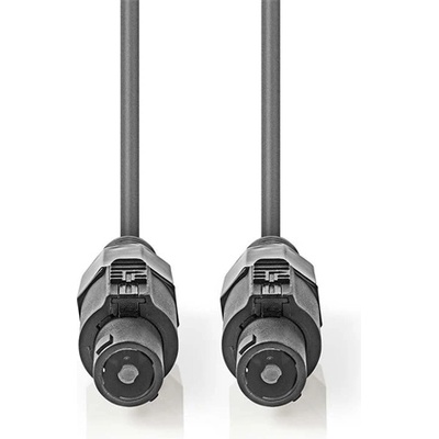 Nedis Кабел за високоговорители Nedis COTG16000GY100 с конектори speakon, 10 м (COTG16000GY100)