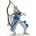 Papo Dragon King blue with hatch