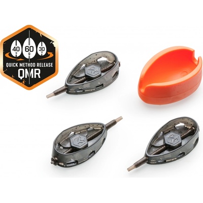 Mivardi Method Feeder set QMR Flat L 30g + 40g + 50g + mould