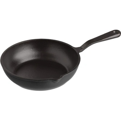ČESKÝ SMALT TEREZA GRIL · grilovací litinová pánev malá Gourmetina · Black Edition 21 cm