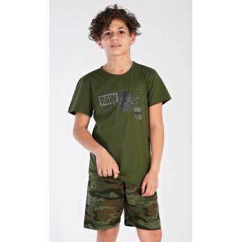 Dětské pyžamo Raw khaki