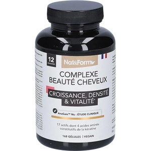 Nat&Form Complexe Beauté Cheveux Формула за коса, кожа и нокти, 168 капсули, Nat&Form (028876 (NUTR-CP))