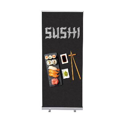 Jansen Display Set Roll-baneru Budget s vytištěným motivem, šířka 85 cm, Sushi, 870 x 2080 mm