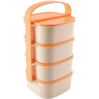 Jídlonosič 4D (4x1,15l) ALMI plus, čtverc., plast