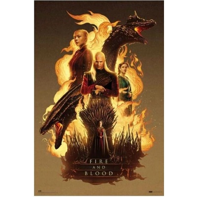 Plakát House of Dragons Fire and Blood