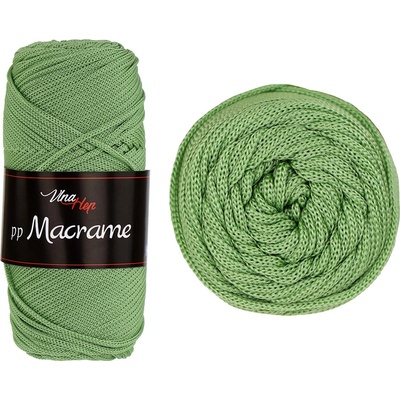 Vlna-hep pp Macrame - polyester PP Macrame: nová - 4149 Světle olivová