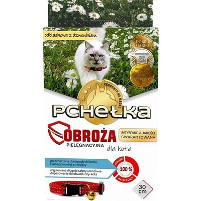 PCHELKA Obojok proti ektoparazitom pre mačky 30 cm