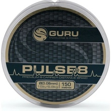 Guru šnúra Pulse 8 Braid 150m 0,08mm 15lb