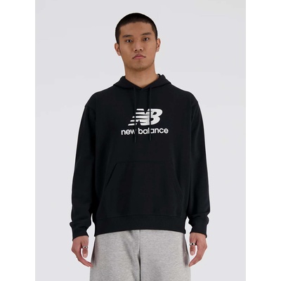 New Balance Суитшърт shirt stacked logo hoodie