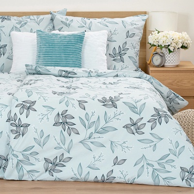 4Home bavlna obliečky Frosty Leaves 140x200 70x90