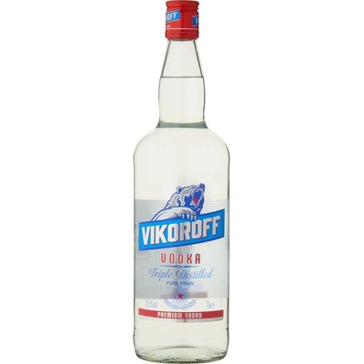 Vikoroff Triple Distilled Vodka 37,5% 1 l (holá láhev)