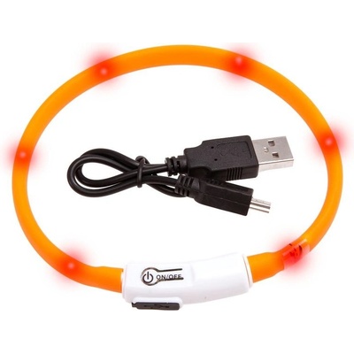 Karlie Flamingo LED světelný obojek pro kočky 20 - 35 cm – Zboží Mobilmania