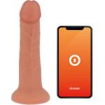 Oninder - bogotÁ vibrator dildo 9 speeds natural 17.5 cm -o- 4 cm - free app, medium