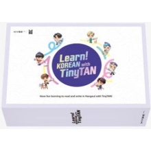 Learn! KOREAN With TinyTAN | 2-Book-Set | With Motipen | Korean Learning for Beginners With BTS Voices | Korean Keyboard Stickers | Flash Cards, m. 1