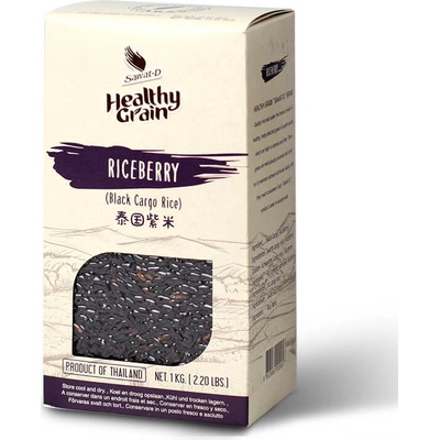 SAWAT-D Černá Cargo rýže Riceberry 1 kg