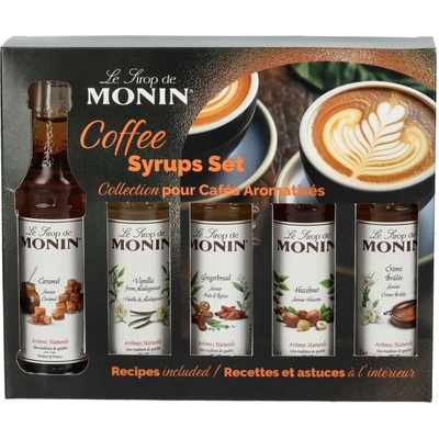 Monin Kávový set mini sirupy 5 x 50 ml