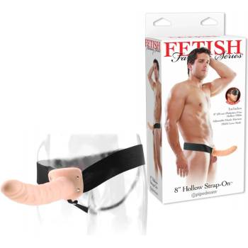 Image 1 of Пенис колан с кухо дилдо, 20, 3см. - Hollow Strap-on Flesh (PIPE336021)