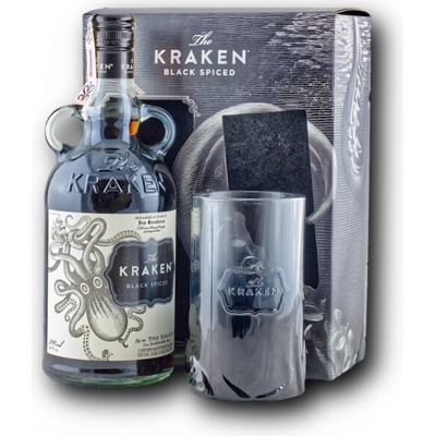 Kraken Black Spiced Rum 40% 0,7 l (darčekové balenie 1 pohár)