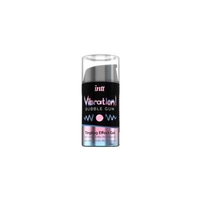 Intt Cosmetics Vibration! Гел с изтръпващ ефект Bubble Gum дъвка 15 ml (P24853)