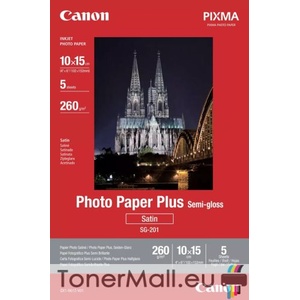 Canon Фотохартия Canon SG-201 10x15cm, 5 sheets