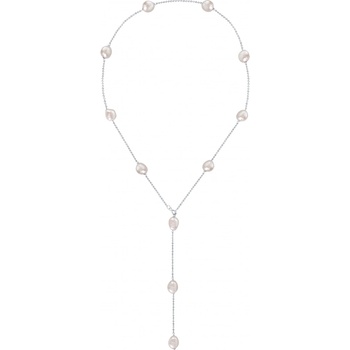 JwL Luxury Pearls Variabilní stříbrný s pravými barokními perlami JL0708