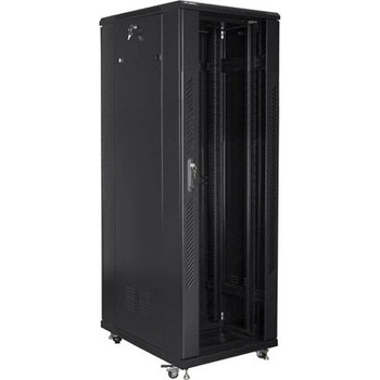 Lanberg Комуникационен шкаф Lanberg rack cabinet 19" free-standing 47U / 800x800 self-assembly flat pack, black (FF01-8847-12B)