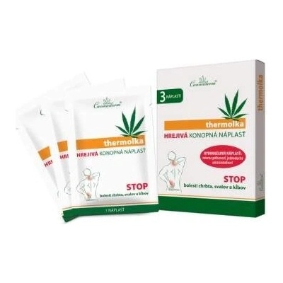 CANNADERM Thermolka náplasť 3 ks