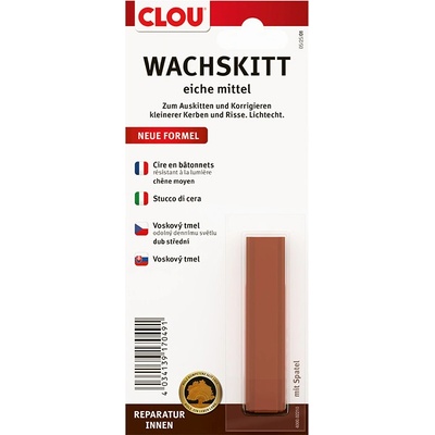 Clou voskový tmel 15 g dub středně tmavý