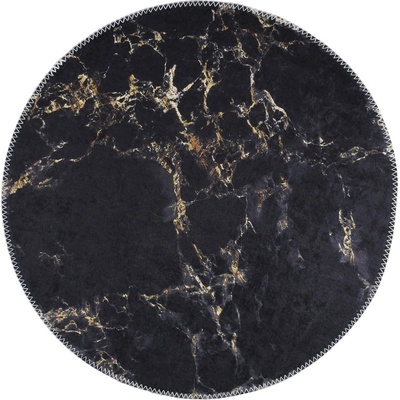 Vitaus Сив кръгъл килим ø 100 cm - Vitaus (FGR-S402-Yuvarlak-100x100)
