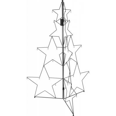 Home Styling Collection Kovová ozdoba ve tvaru vánočního stromku 110 cm